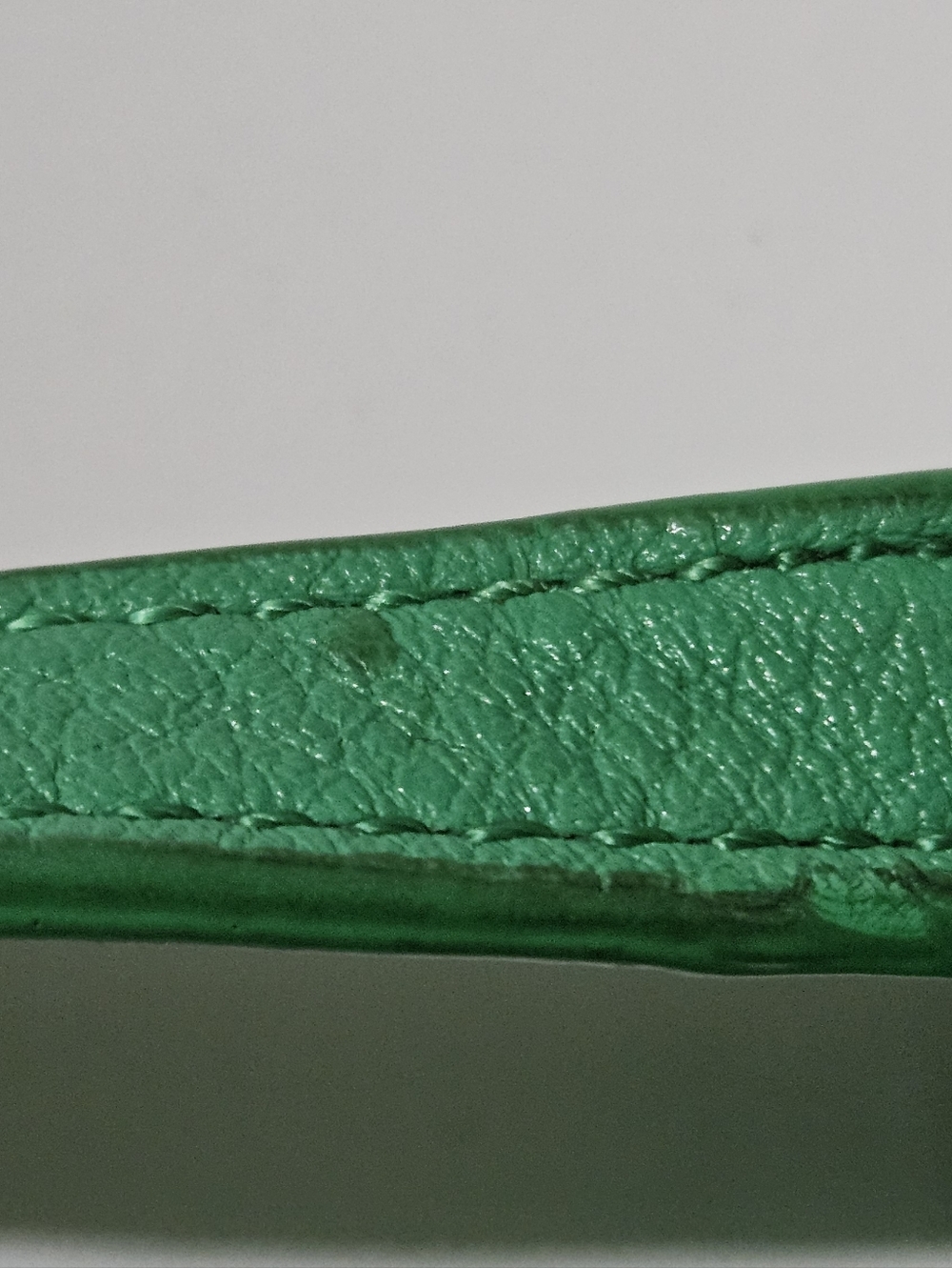Talbots Leather Crossbody Bag Green - Picture 6 of 6